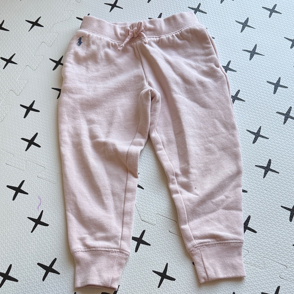 Polo by Ralph Lauren Light Pink Kids Joggers